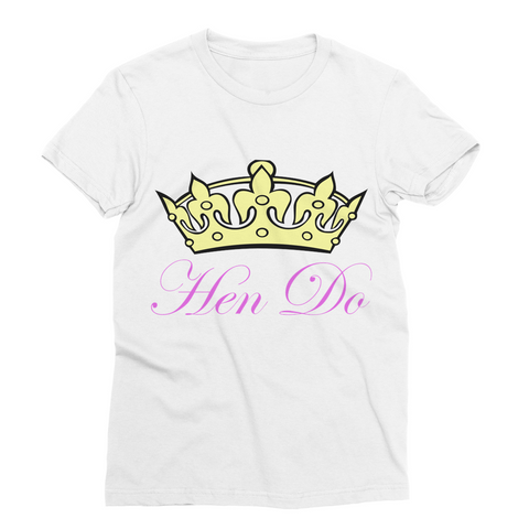 Hen Party Ladies Sublimation T-Shirt - Joban Clothing