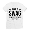 White Slogan Sublimation T-Shirt (Pure SWAG Since 1989) - Joban Clothing